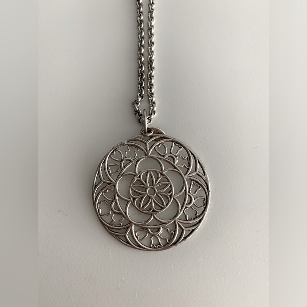 Tous Silver Pendant and Necklace